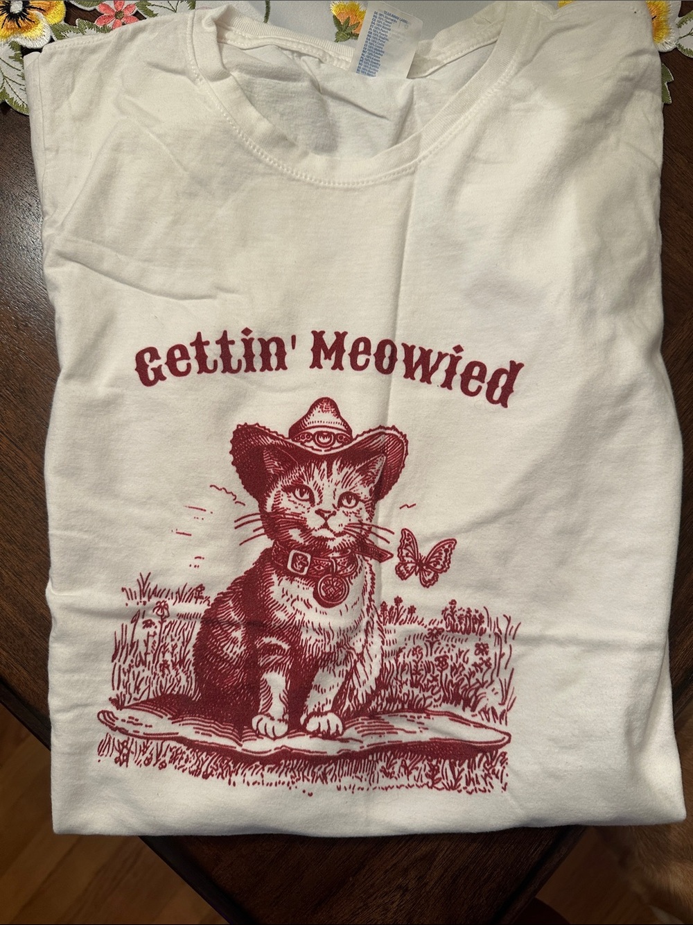 Gettin Meowied Tshirt